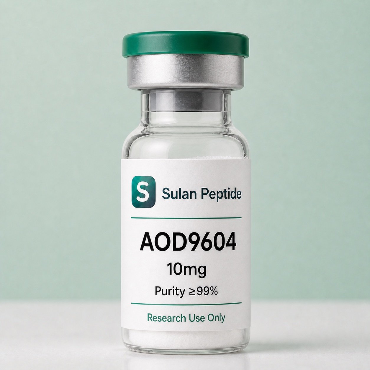 AOD9604 research-use peptide vial by Sulan Peptide