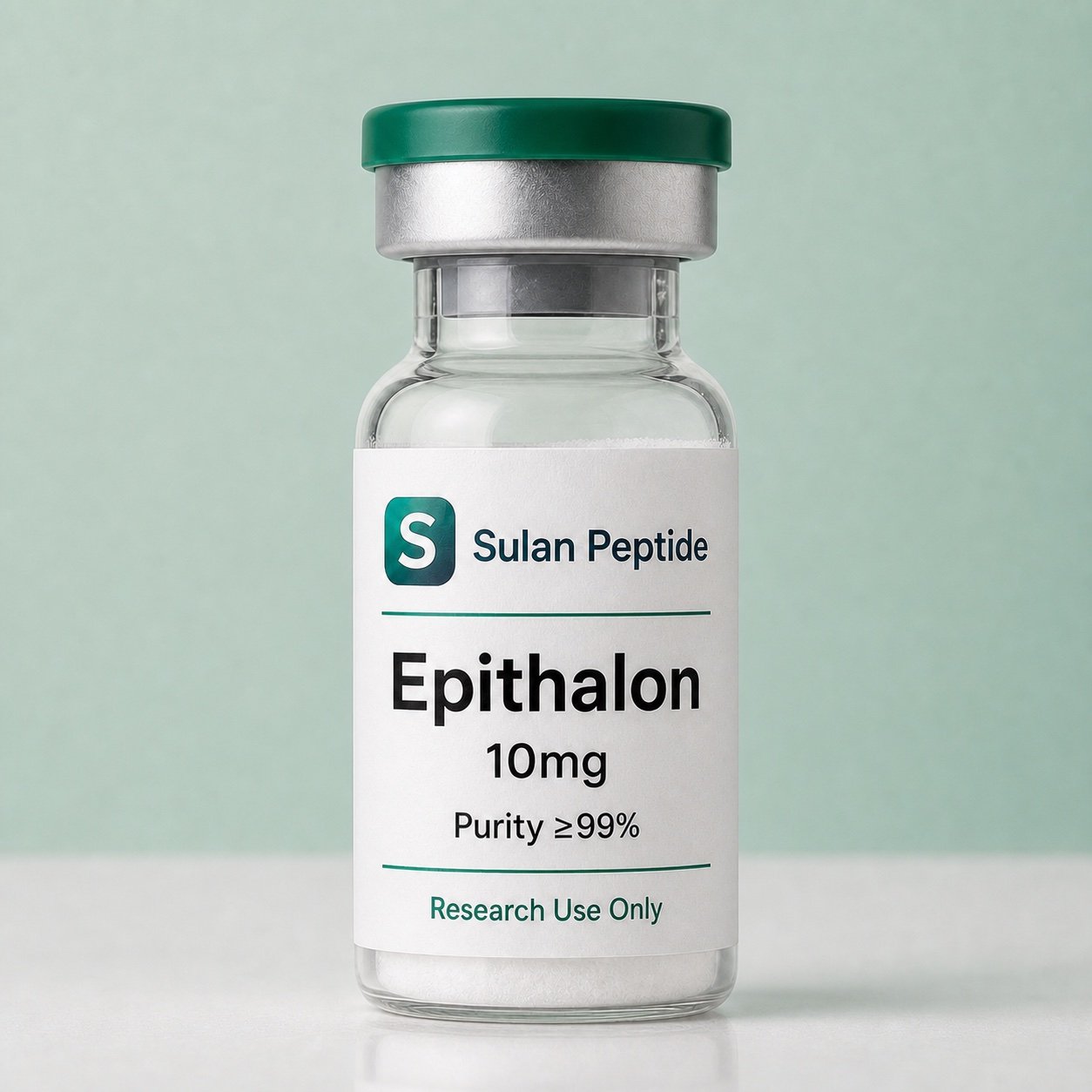 Epithalon research-use peptide vial by Sulan Peptide