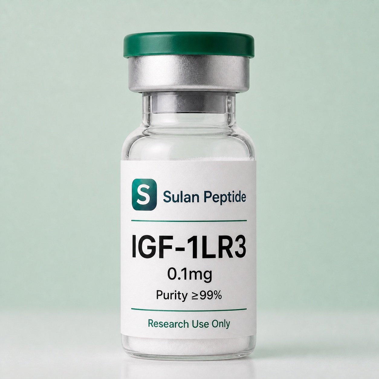 IGF-1LR3 research-use peptide vial by Sulan Peptide