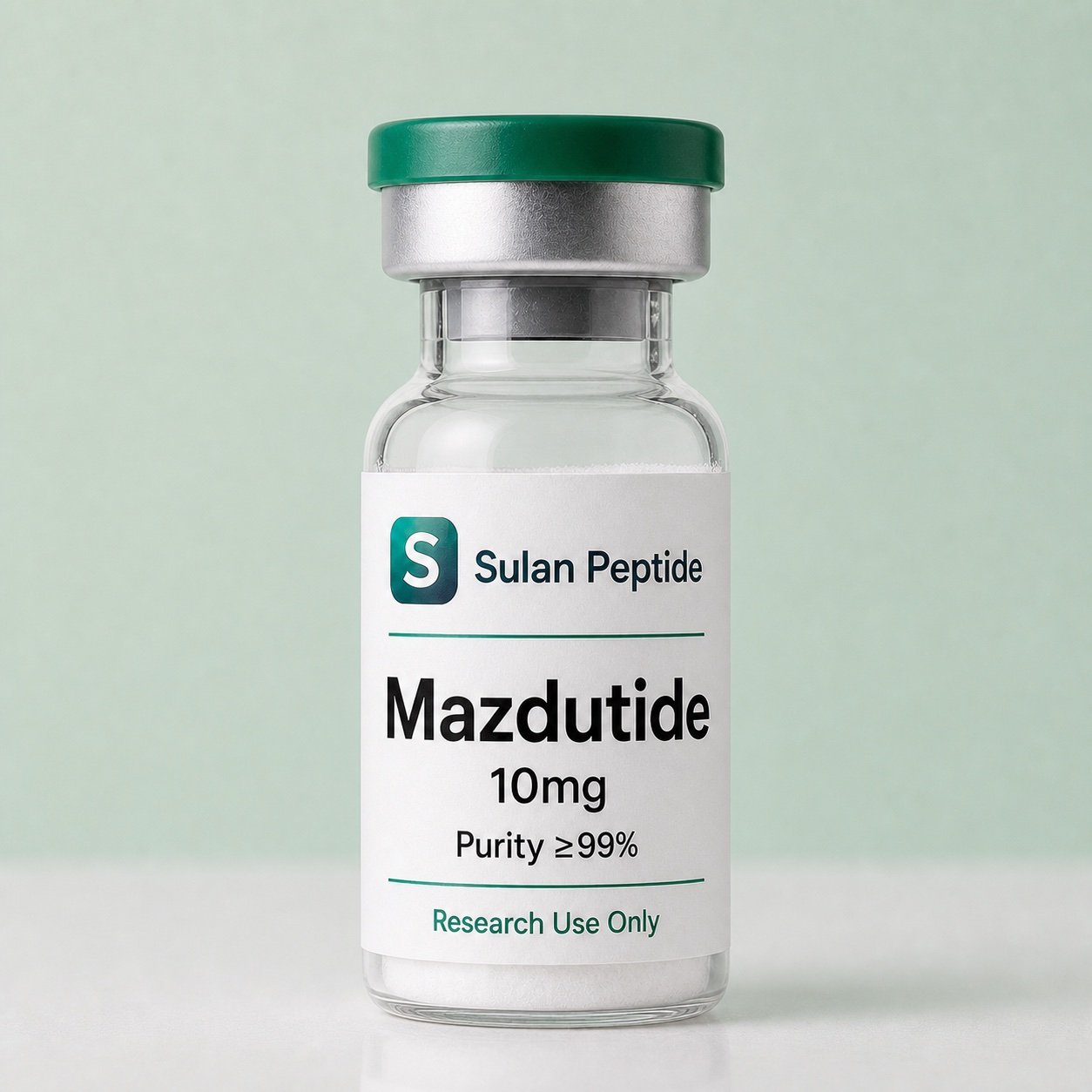 Mazdutide research-use peptide vial by Sulan Peptide